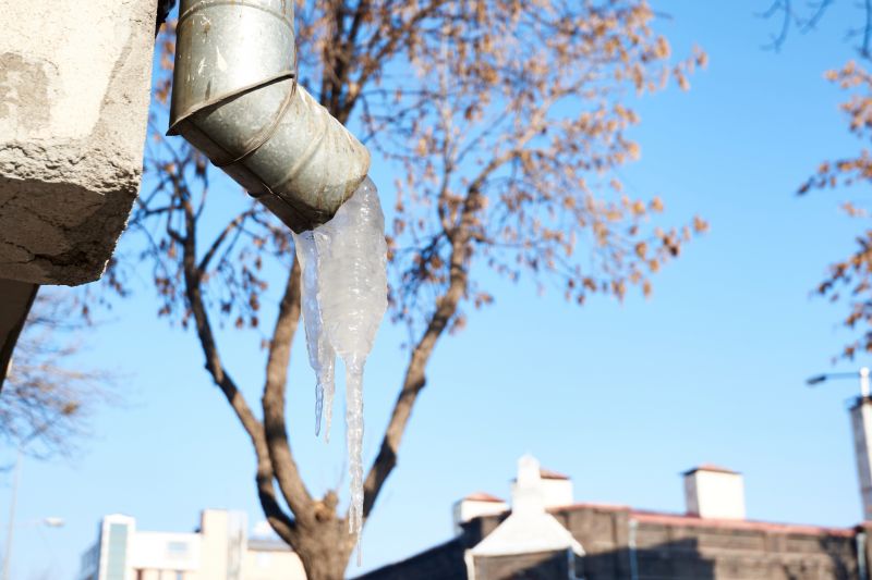 Gutter Cover in Winter